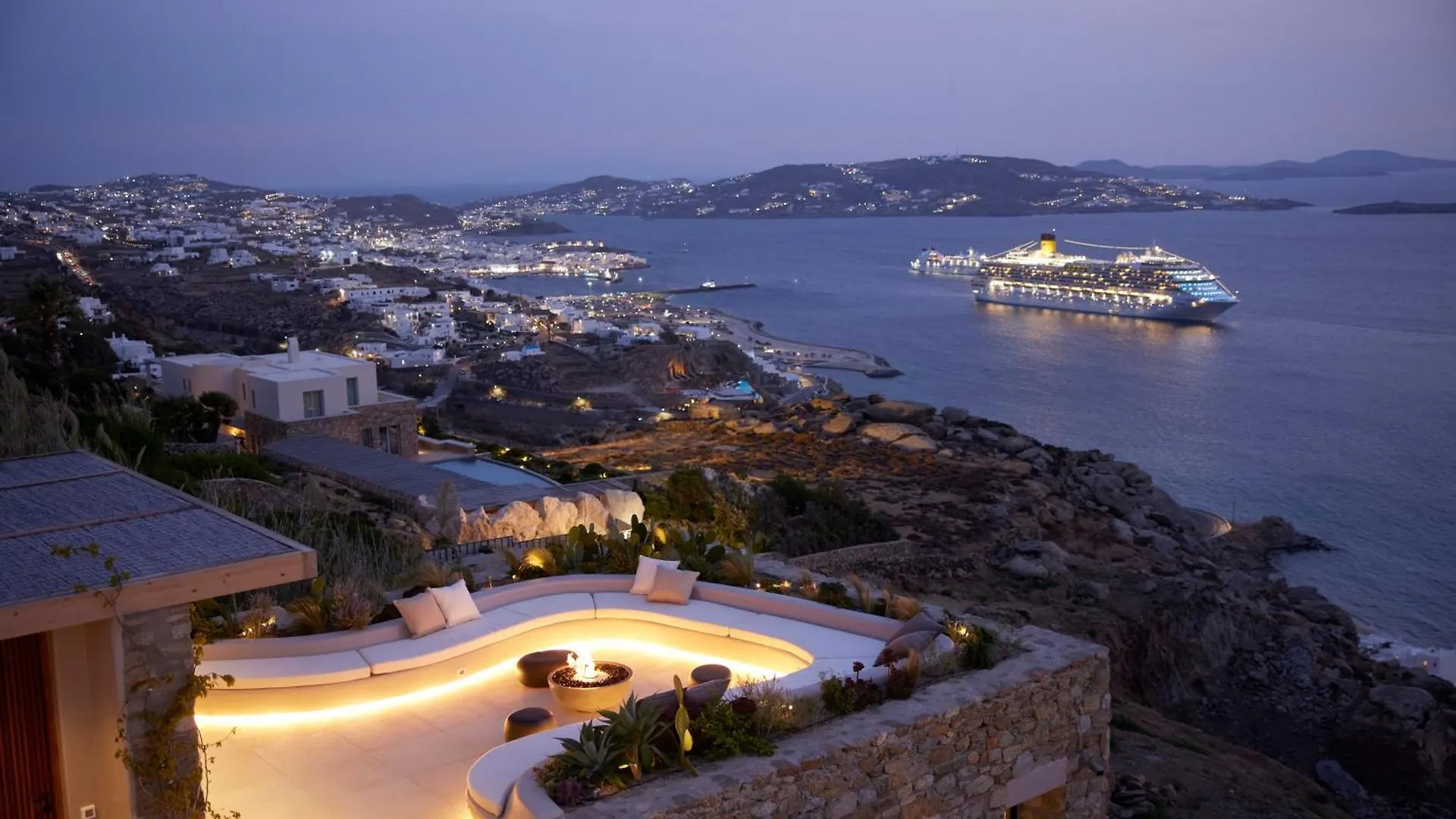 Silver Breeze Villa Mykonos Town Grekland
